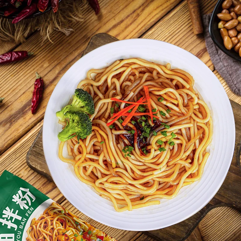 3袋柒吖福建特色南昌葱油拌粉201g土豆粉风味自带酱料包可泡可煮