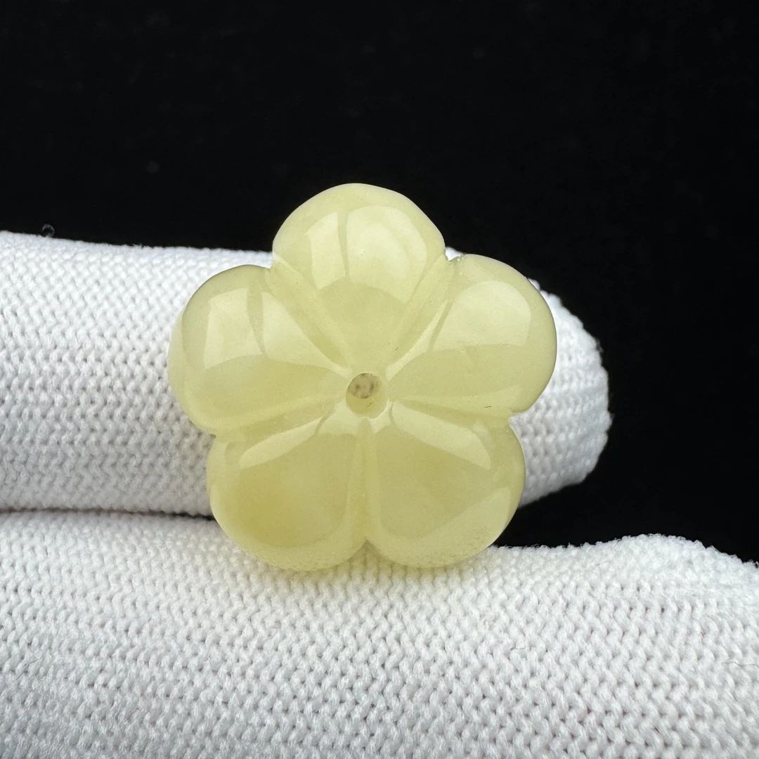 M2457天然蜜蜡雕刻瓜珠21.8*11.5mm 支持鉴定 假一罚四