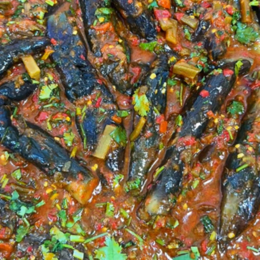 东北风味辣酱小茄子贡菜干