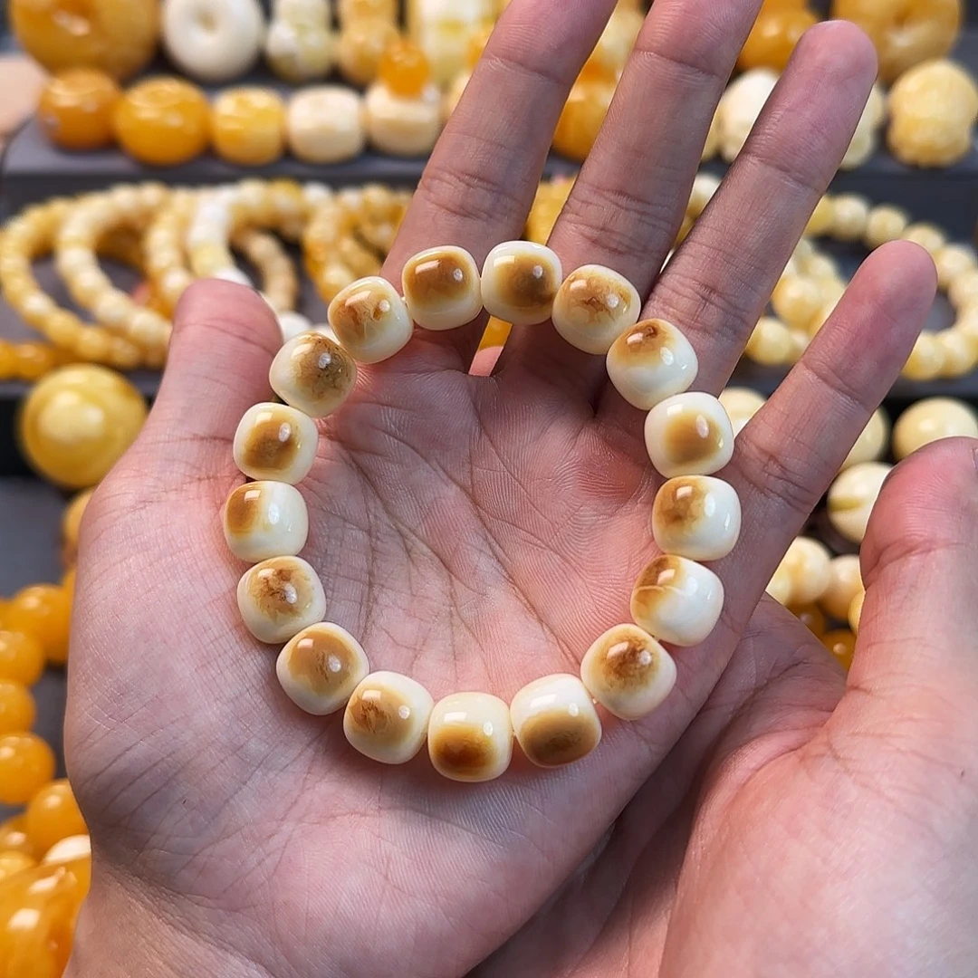 琥珀未镶嵌珠宝奇石13mm同料