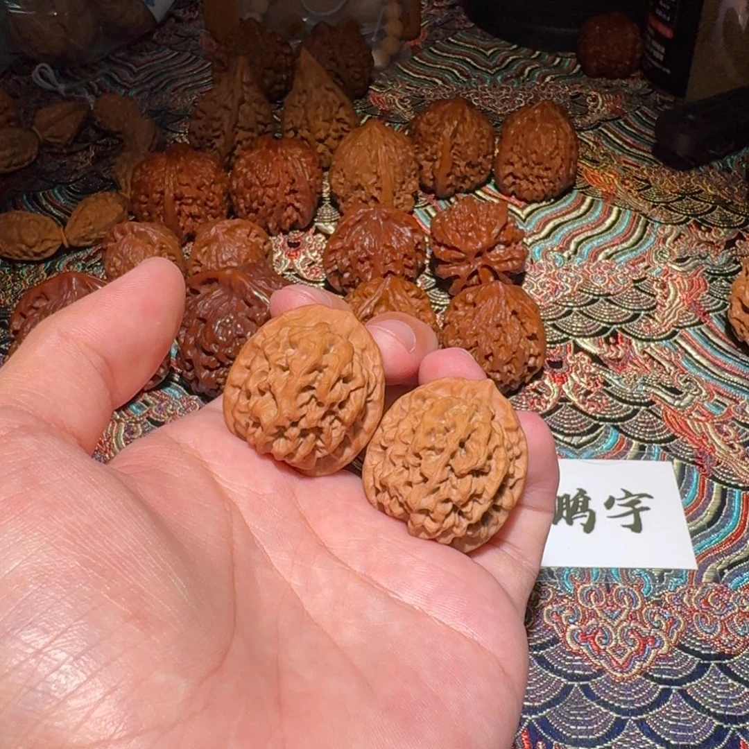 把件核桃1335号31mini小秦闷文玩核桃