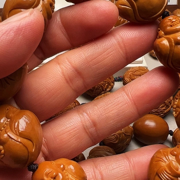 手串/手链橄榄核光背弥勒