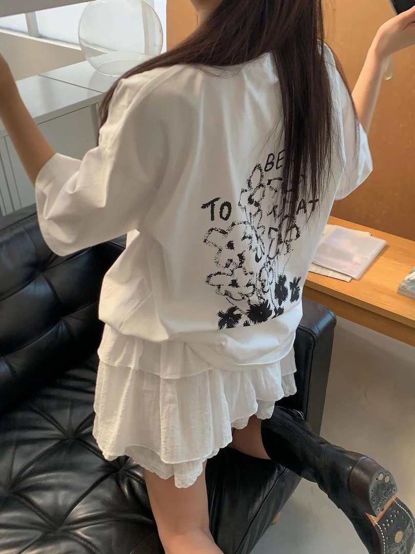 【禾莳女装】XT5020涂鸦花朵T