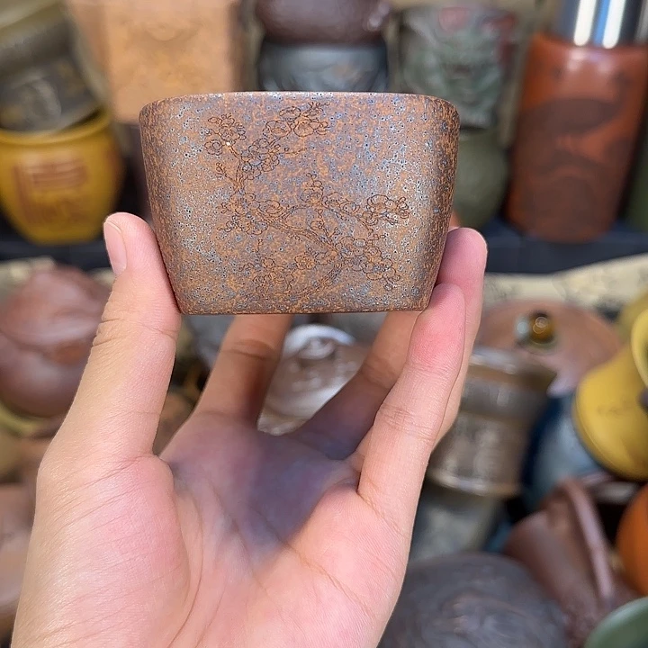 茶杯紫砂宜兴紫砂杯杯