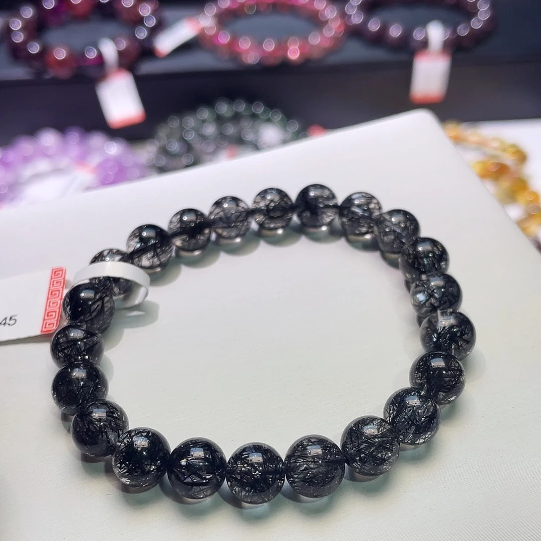 水晶手链未镶嵌黑发