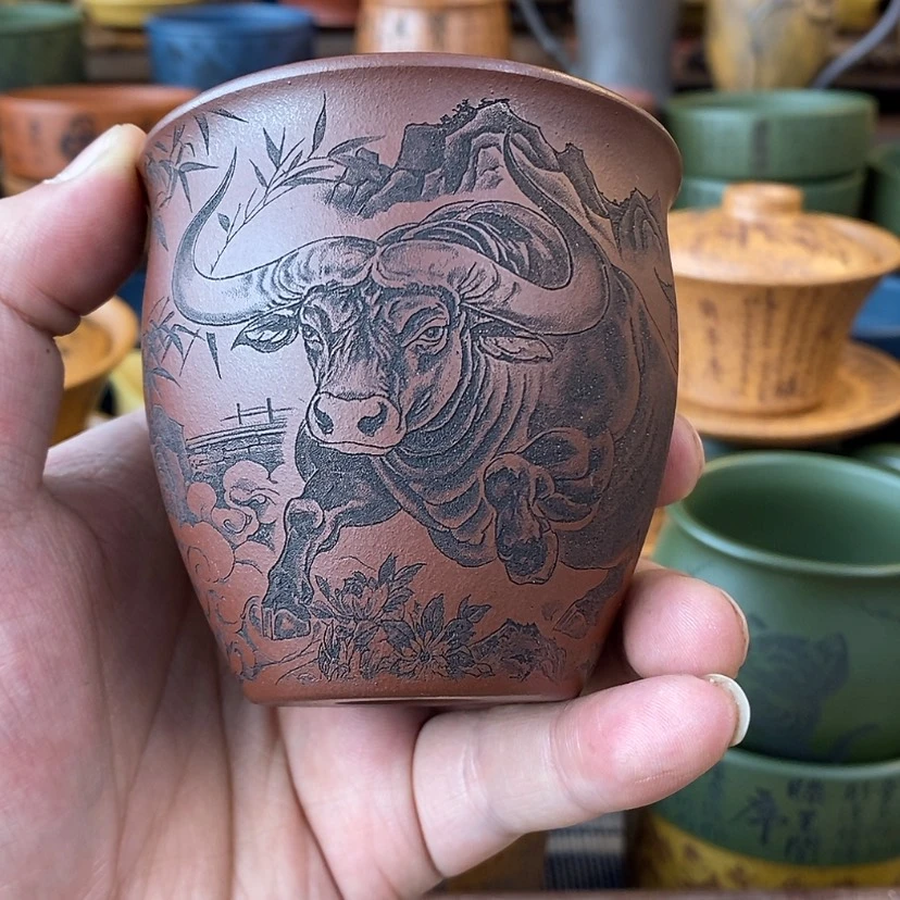 【闪购商品】紫砂杯子宜兴全手工紫砂杯
