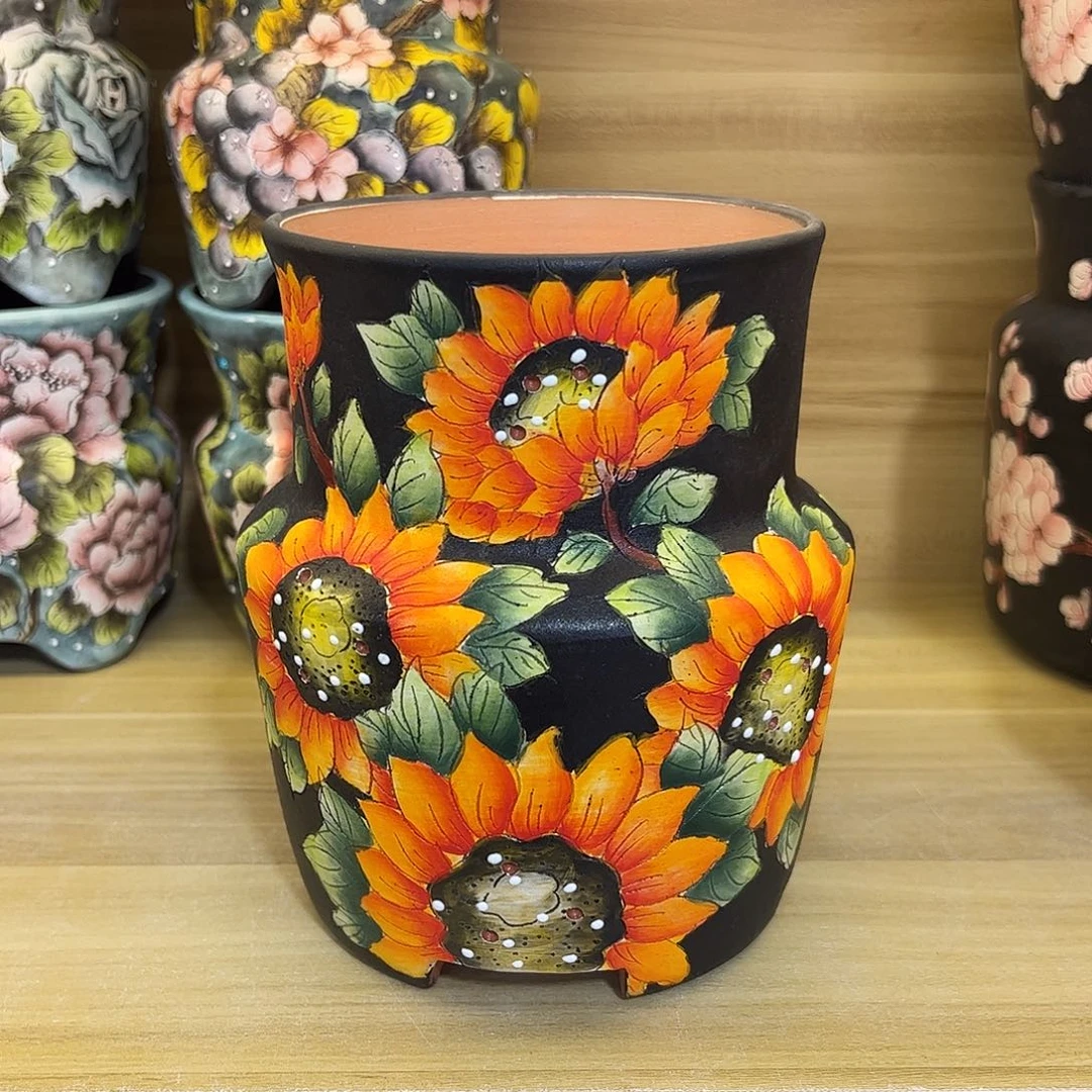 景德镇炫彩手绘口11高16