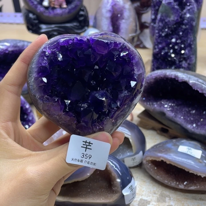 未镶嵌珠宝半成品紫晶