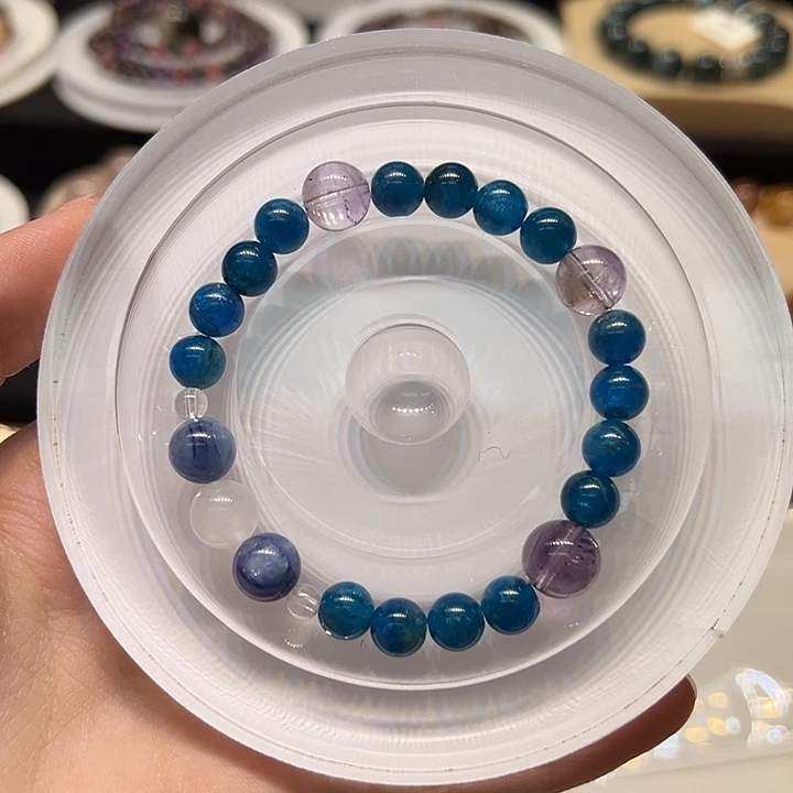 未镶嵌水晶手链369蓝磷灰