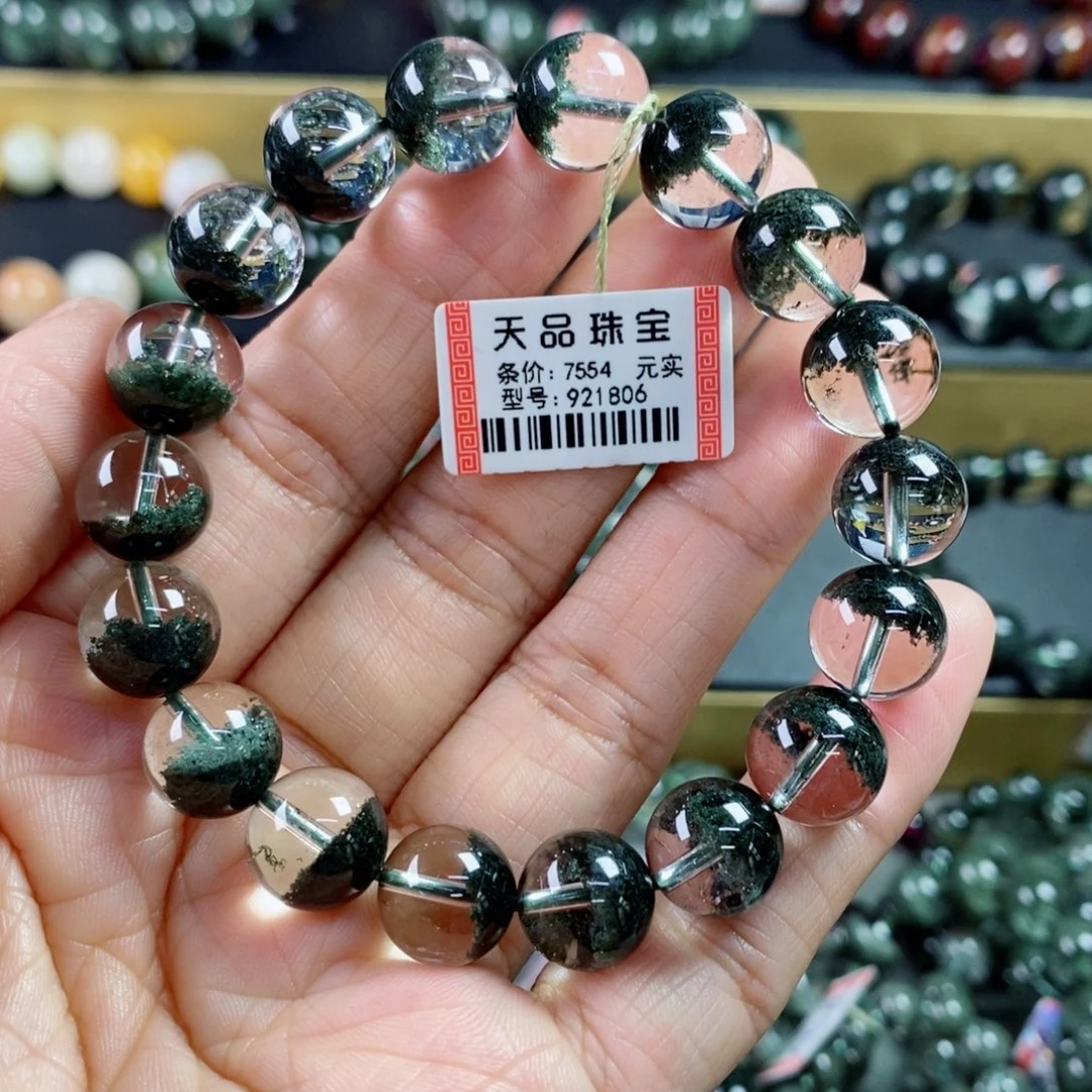 水晶手链未镶嵌绿幽灵手链921806