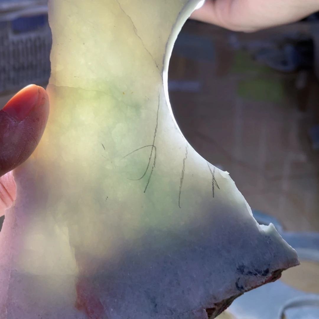 翡翠挂件未镶嵌K缅甸天然翡翠片料