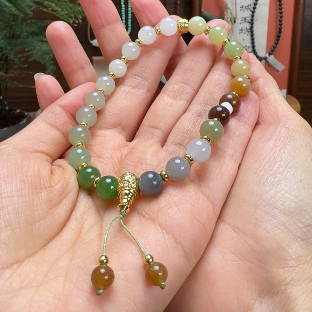 和田玉未镶嵌手链