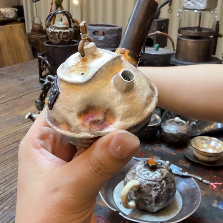 新***拍定制版侧把银壶银壶