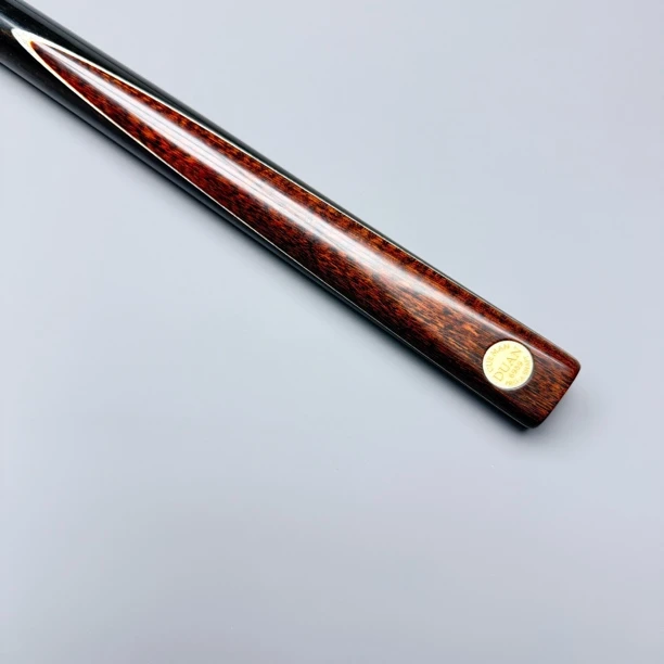 段氏球杆段氏金牌单插蛇纹木通体小头杆中八参数台球杆