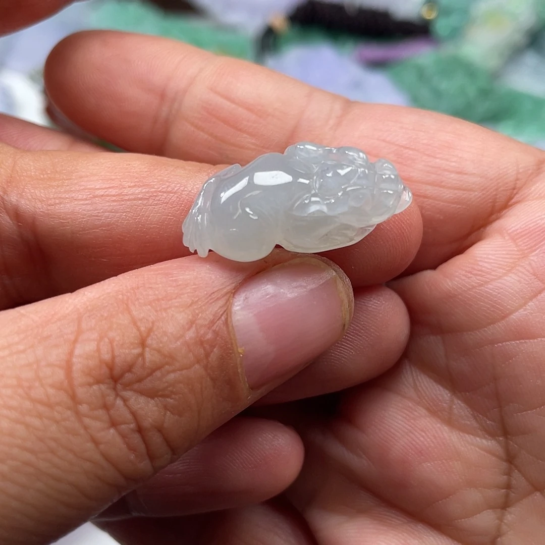 颈饰未镶嵌翡翠青*翡玉缘翡翠