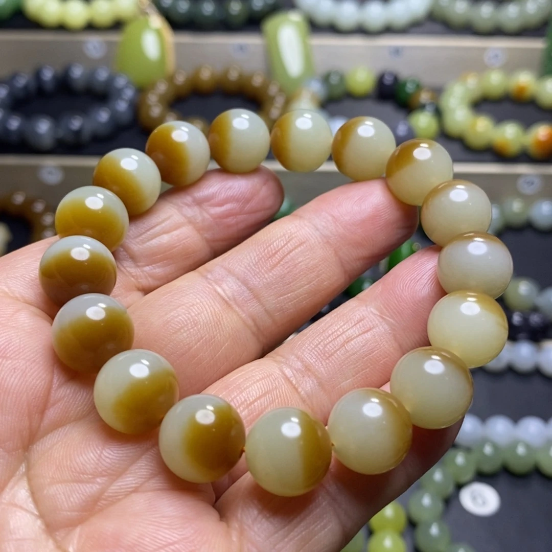 和田玉手串未镶嵌