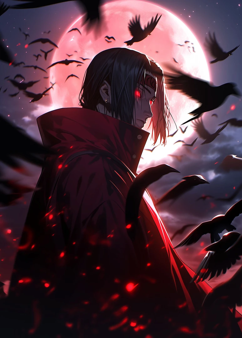 《火影忍者鼬神》动漫装饰画卡通壁画