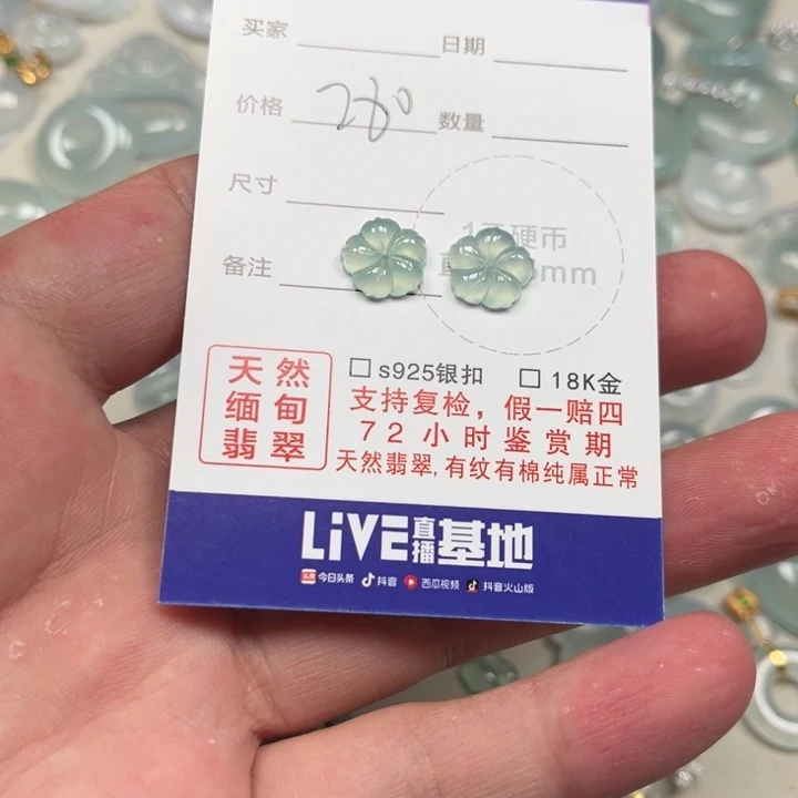 是***a翡翠未镶嵌颈饰天然
