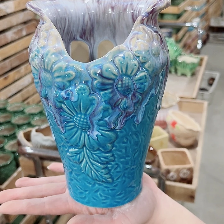 凑单10元陶瓷花盆发货！