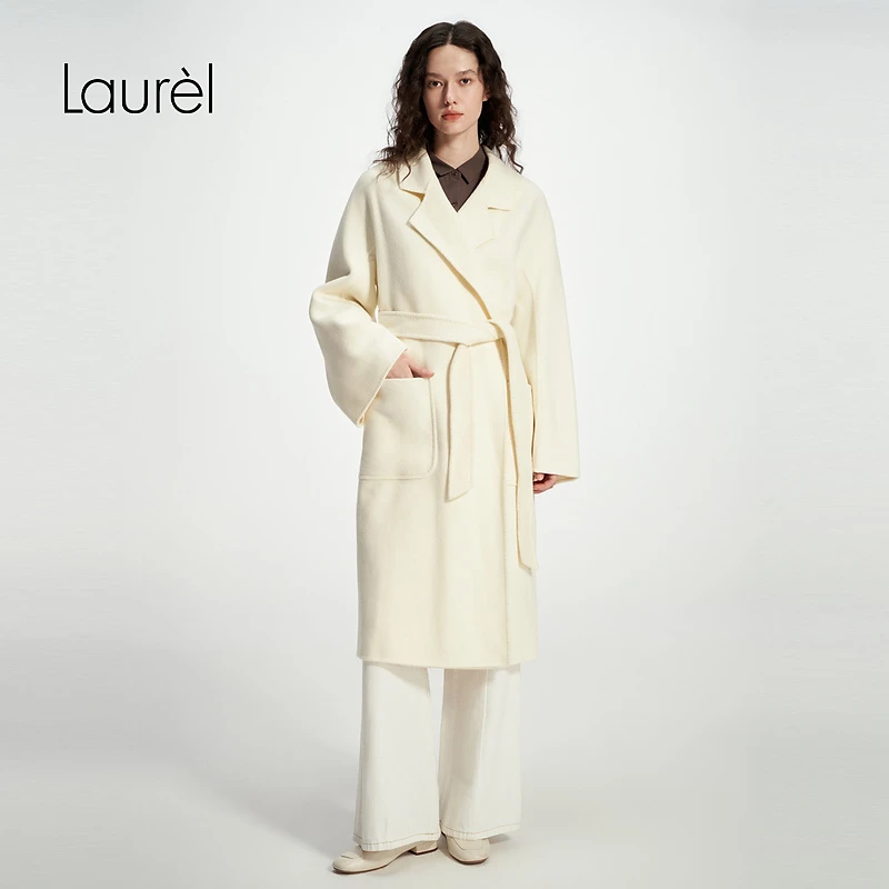 【陈大可】Laurel25春新款睡袍式大衣女LWD341D00700