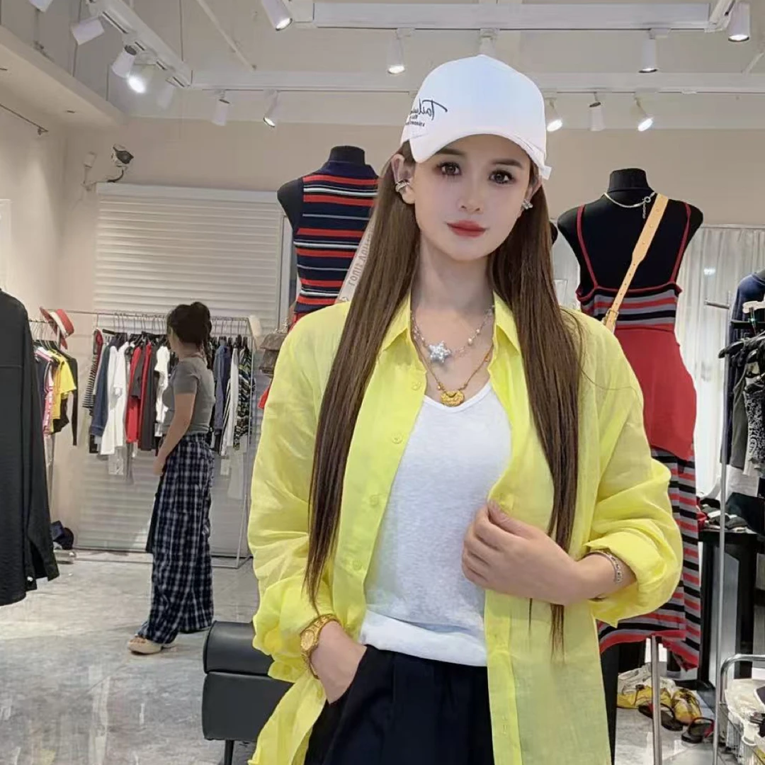 小个子改版夏季设计感宽松减龄防晒衬衫上衣