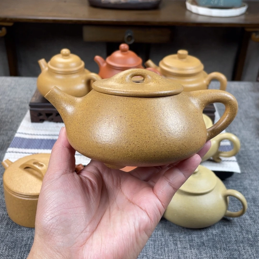 茶壶紫砂黄金段景舟石瓢全手30目260