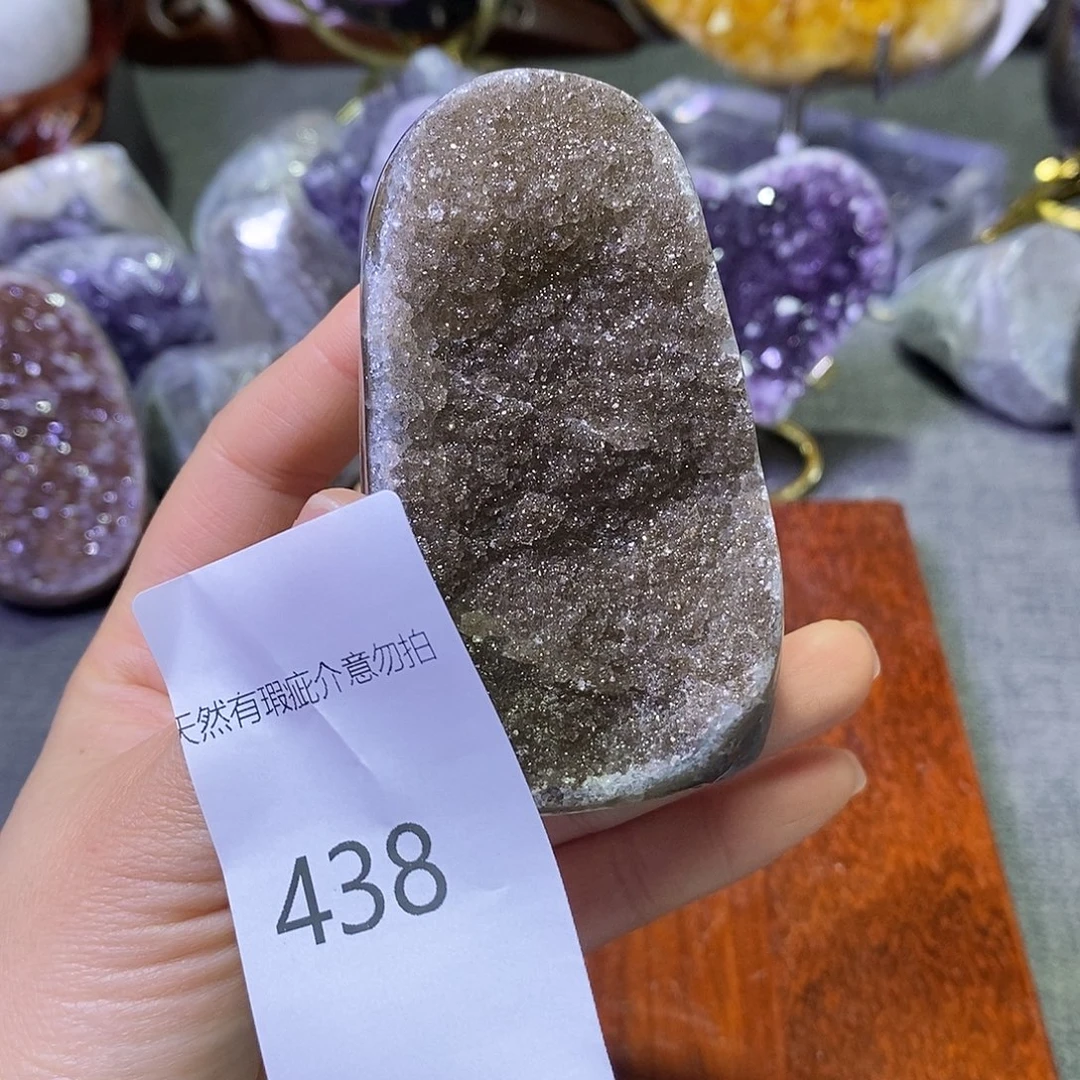 紫晶珠宝半成品未镶嵌