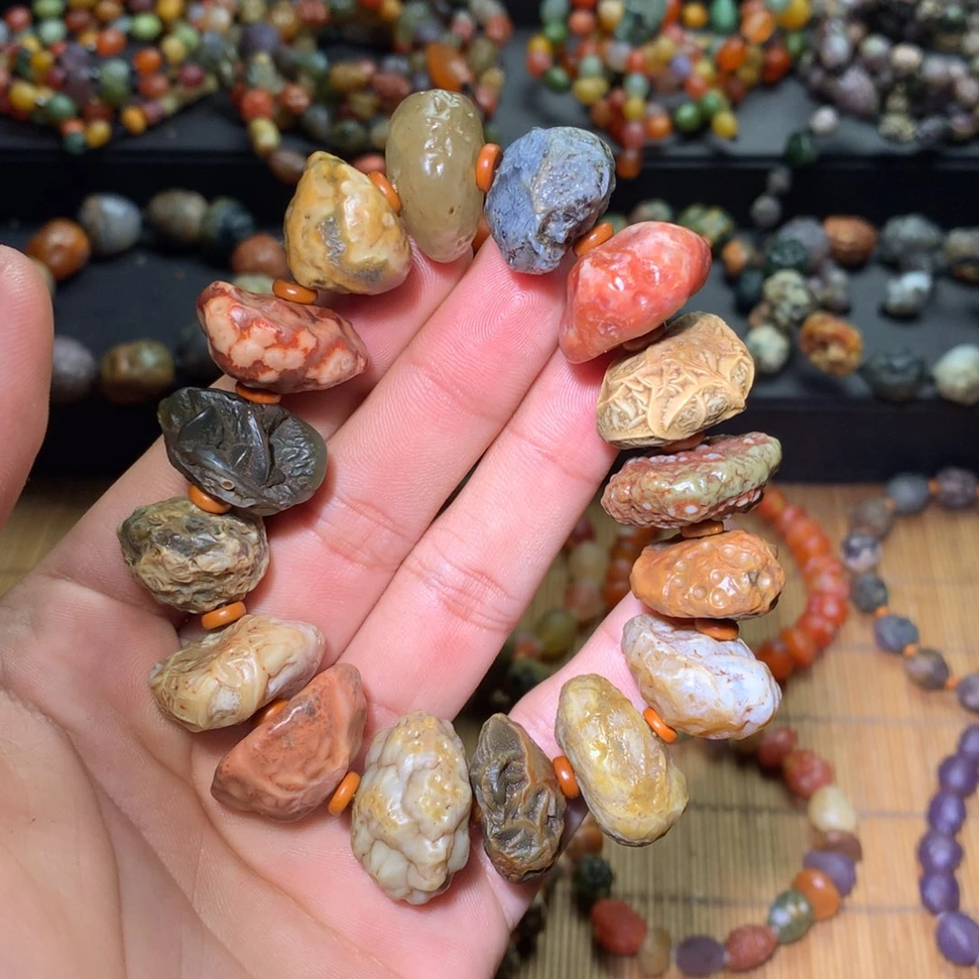 玛瑙/玉髓未镶嵌手链