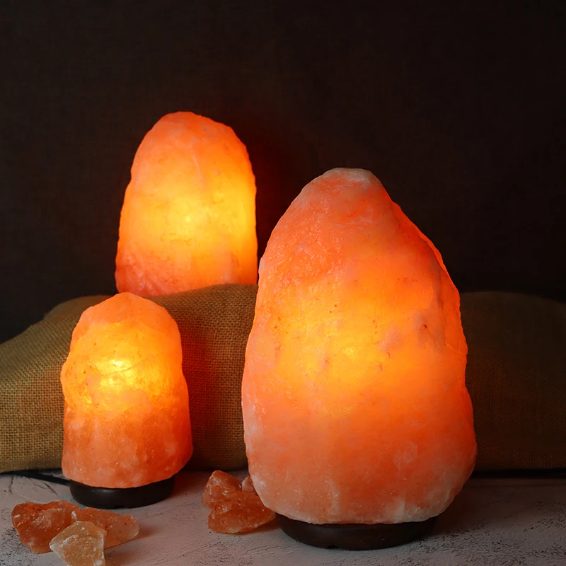 巴基斯坦喜马拉雅盐灯 Salt Lamps卧室台灯小夜灯送礼摆件床头灯