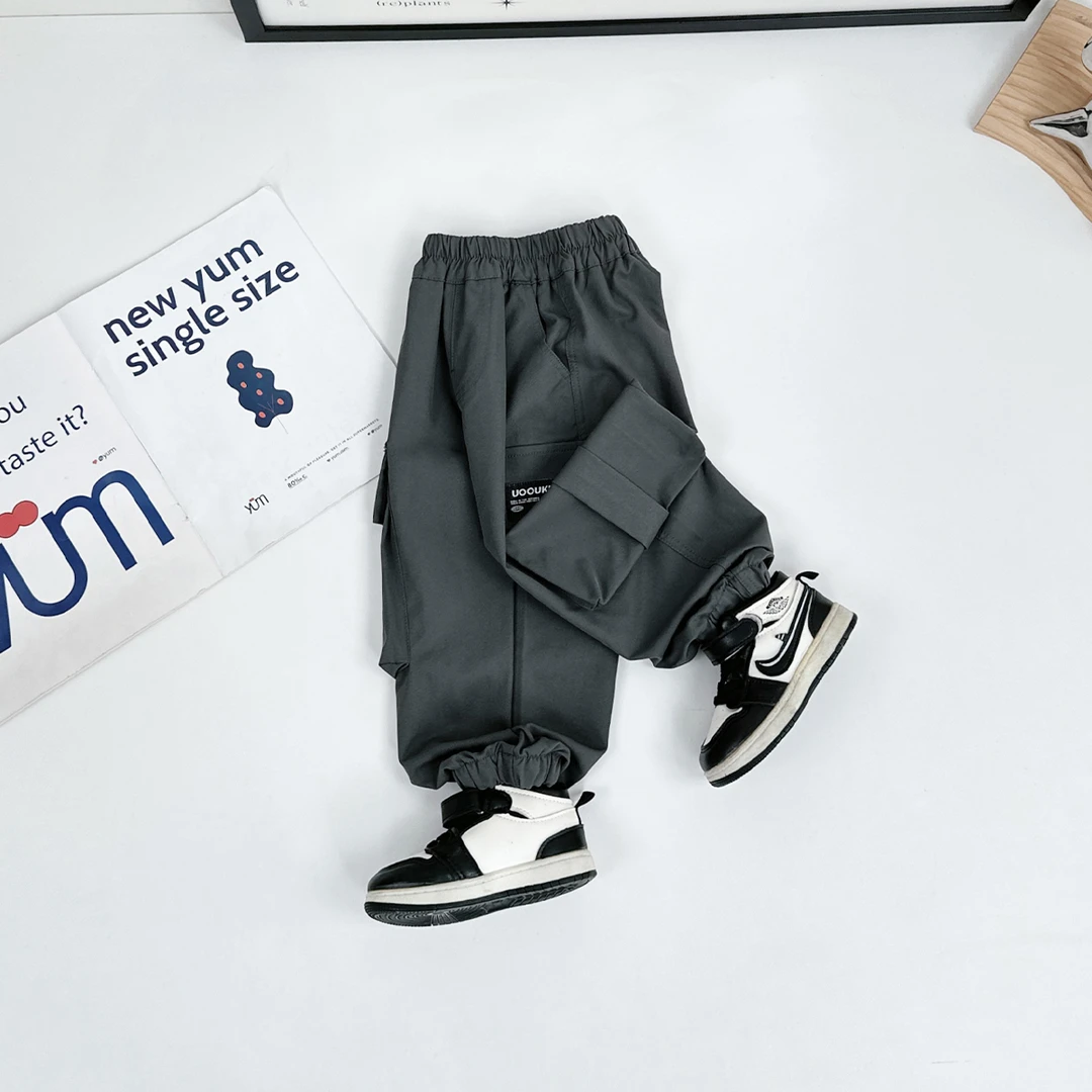 男童裤子春夏款儿童工装休闲裤2025新款潮 CXF3579 悠悠童话童装