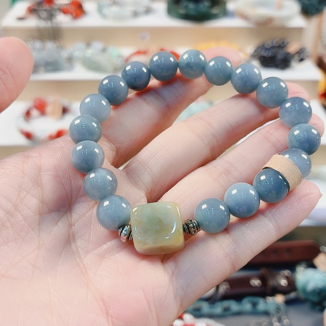 翡翠未镶嵌手链手串