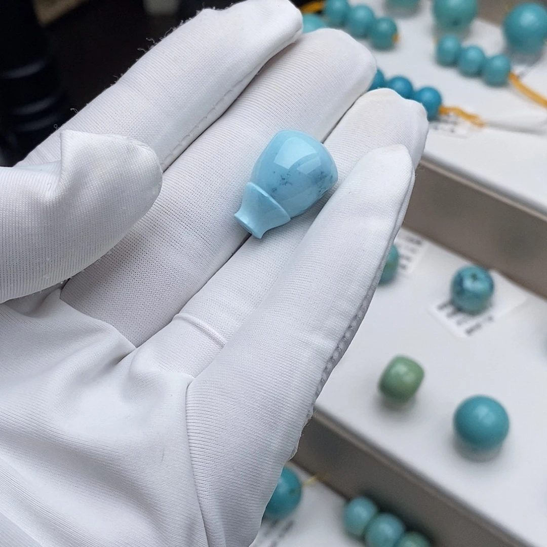 绿松石未镶嵌三通