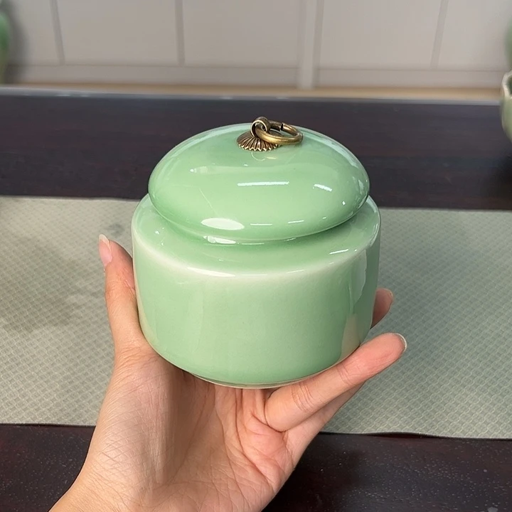 龙泉云间青瓷小米茶器