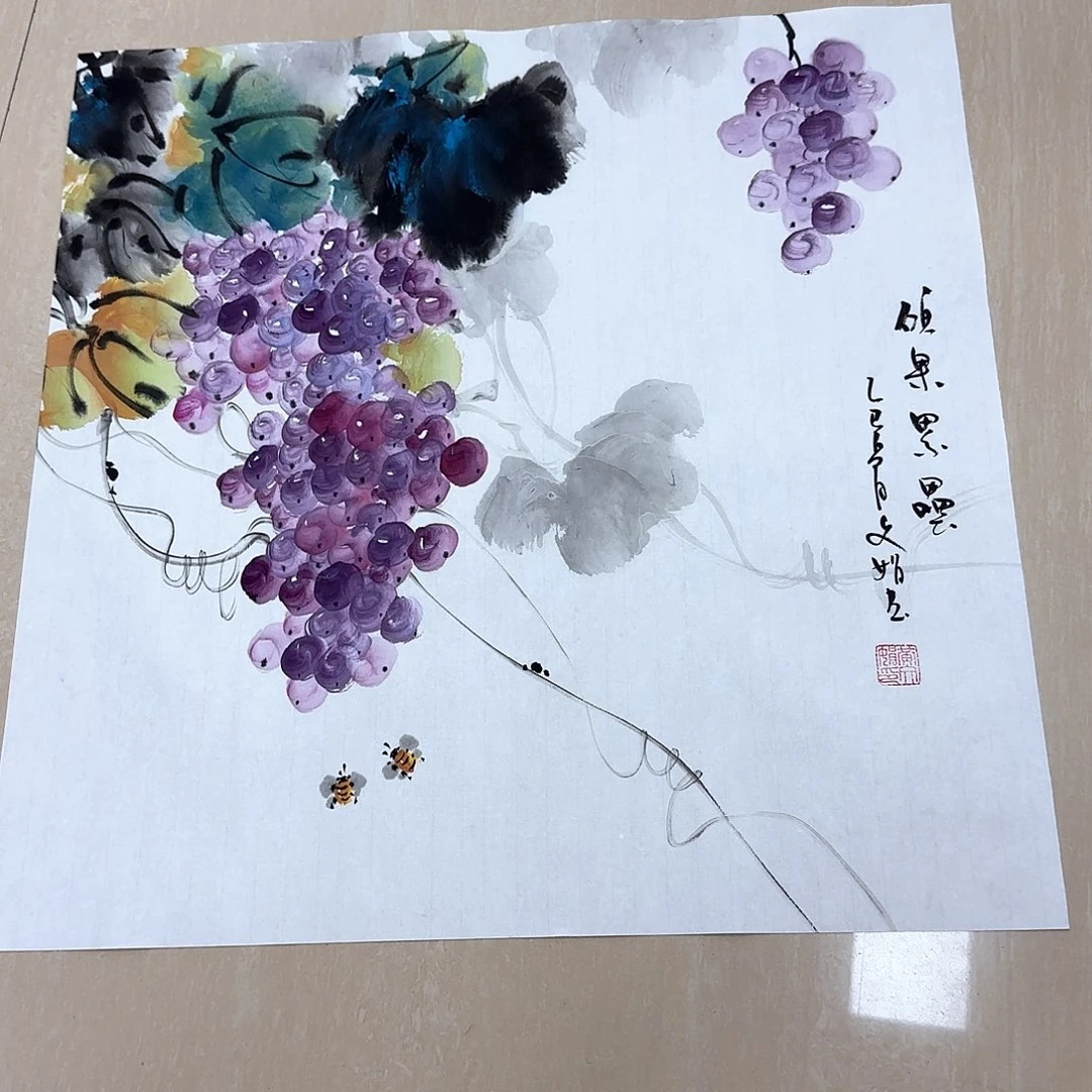 国画国画作品多次
