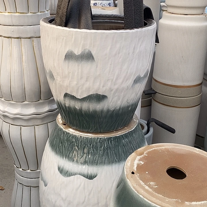 水波纹山水大号口40高37福利