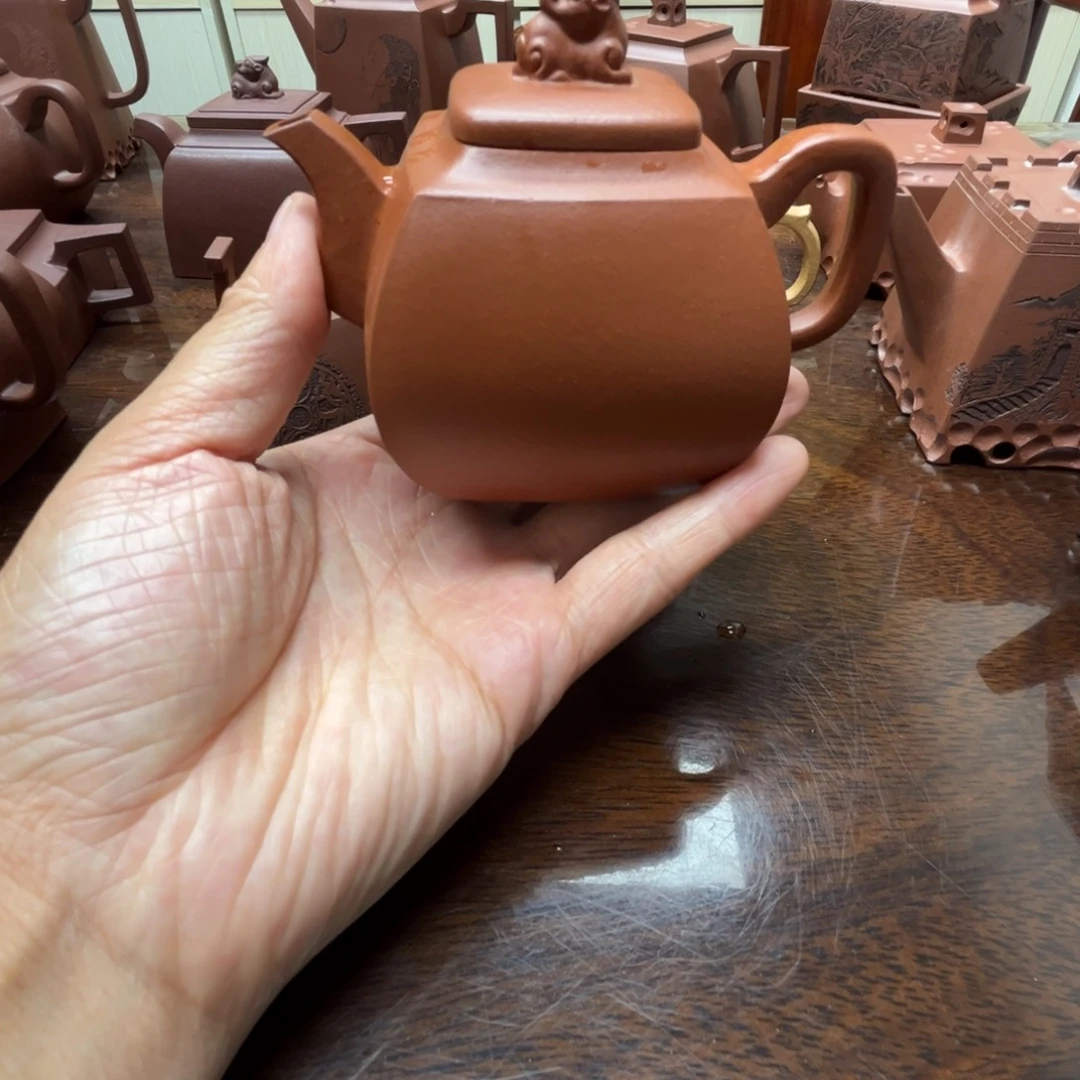 茶壶紫砂朱泥坦然200c c