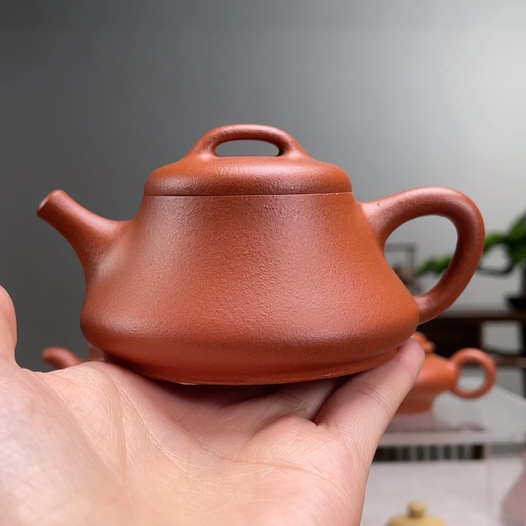 【闪购商品】茶壶紫砂红降坡影瓢容量120cc