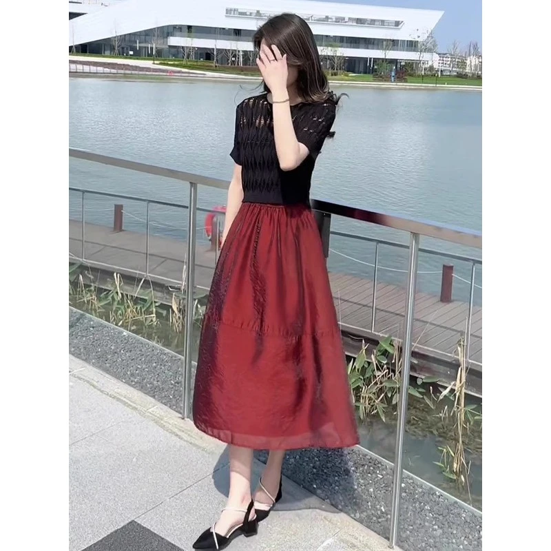 BU PAI轻奢欧洲站夏季女装法式复古港风高级感套装半身裙两爆款女