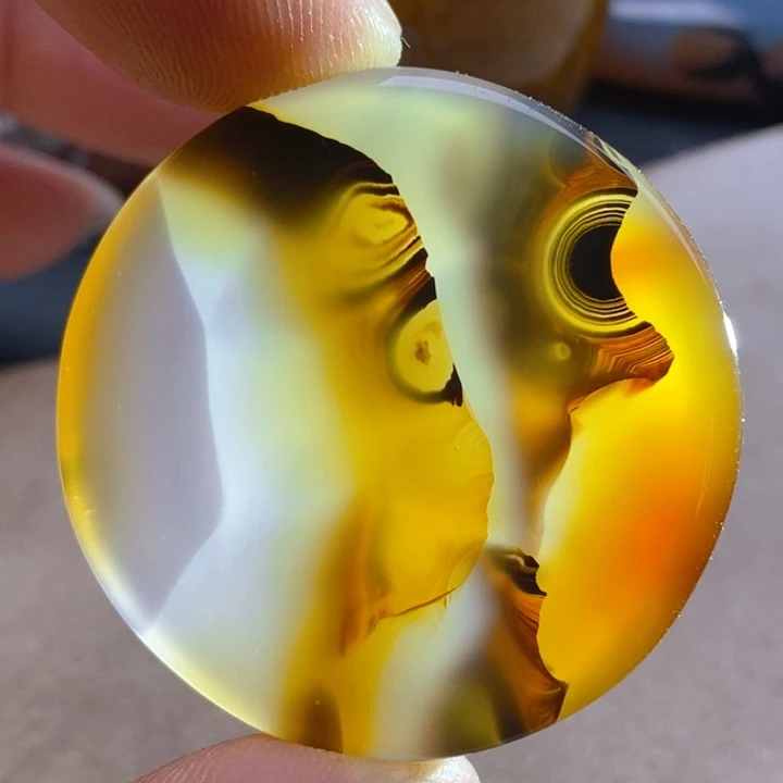 玛瑙/玉髓颈饰未镶嵌生**叶