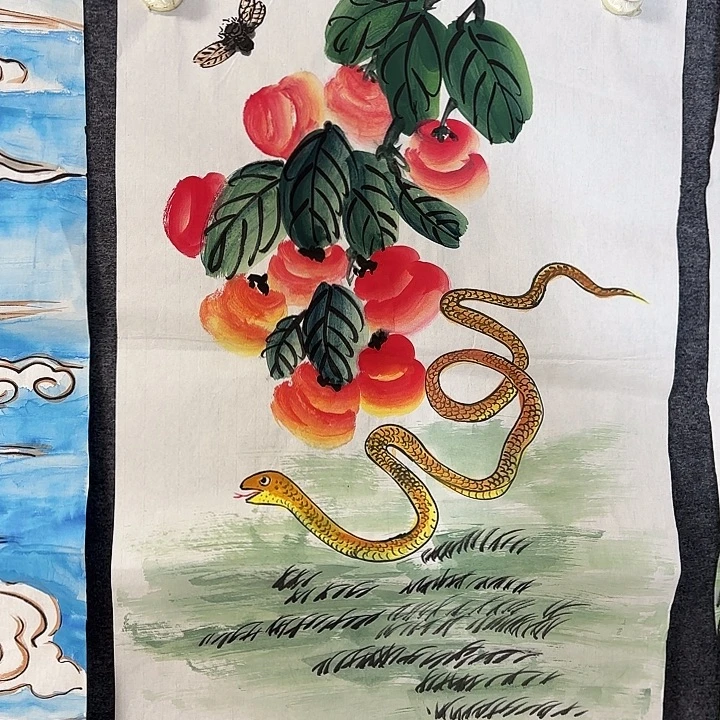 国画国画花鸟画作品