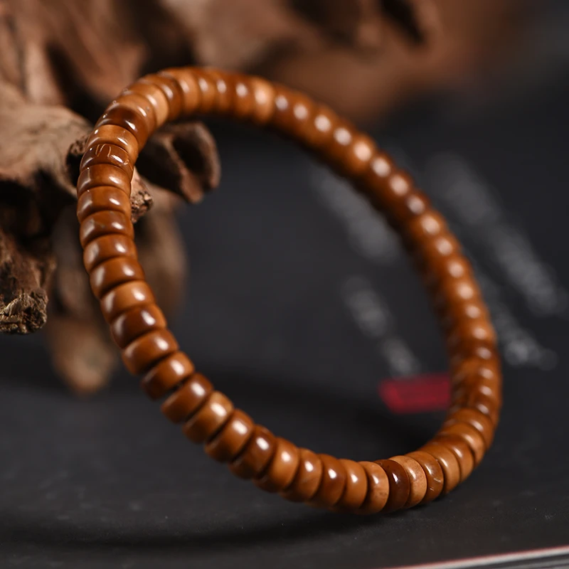 天然精选库克药片珠3.5*7mm甄选菩提料子精品毕业级男女文玩手串