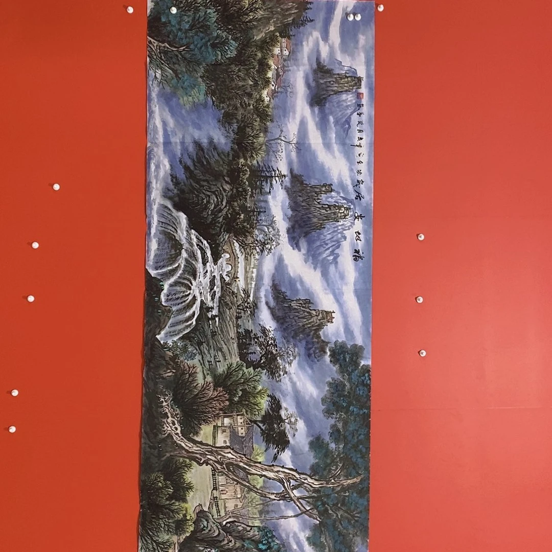 国画山水花鸟国画作品