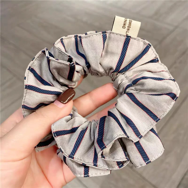 小号蓝灰条纹小蛮腰发圈