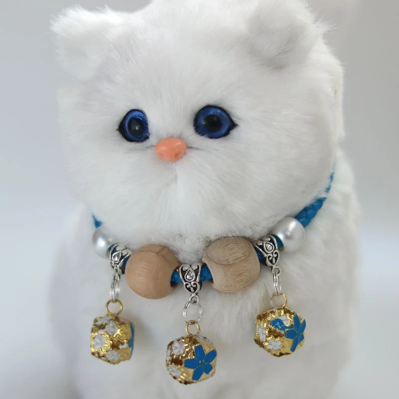 猫咪驱虫项圈香樟木防跳蚤虱子宠物用品可调节铃铛围脖