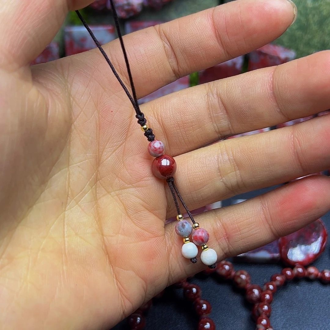 天然辰砂朱砂吊坠