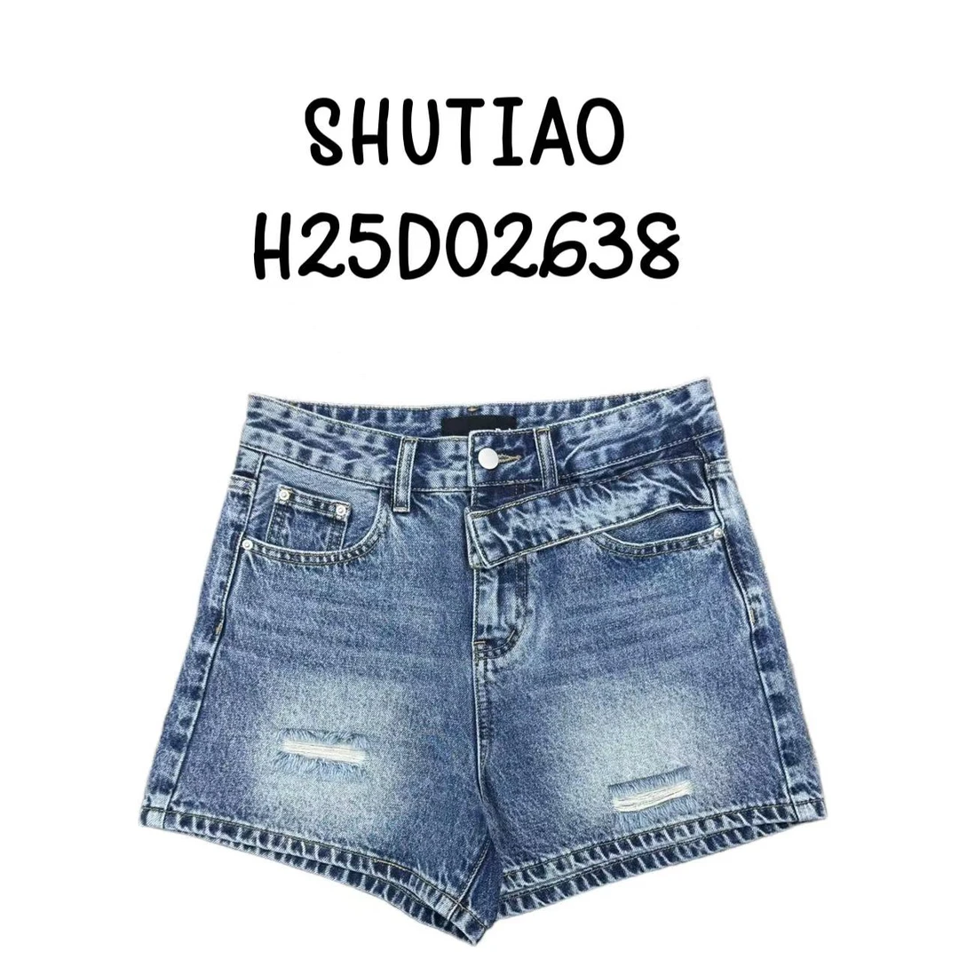 【SHUTIAO】2025夏季：新款小众设计款短裤H25D02638