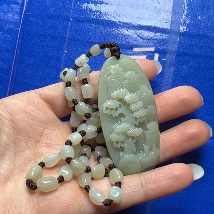 安***顺未镶嵌和田玉挂件