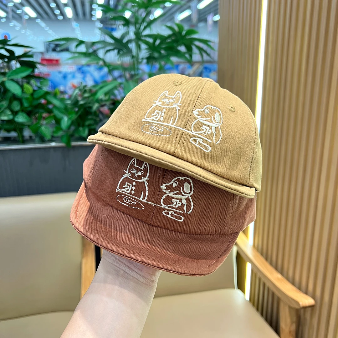 婴儿帽子春秋薄款韩版男童女宝宝鸭舌帽小月龄户外遮阳软檐棒球帽