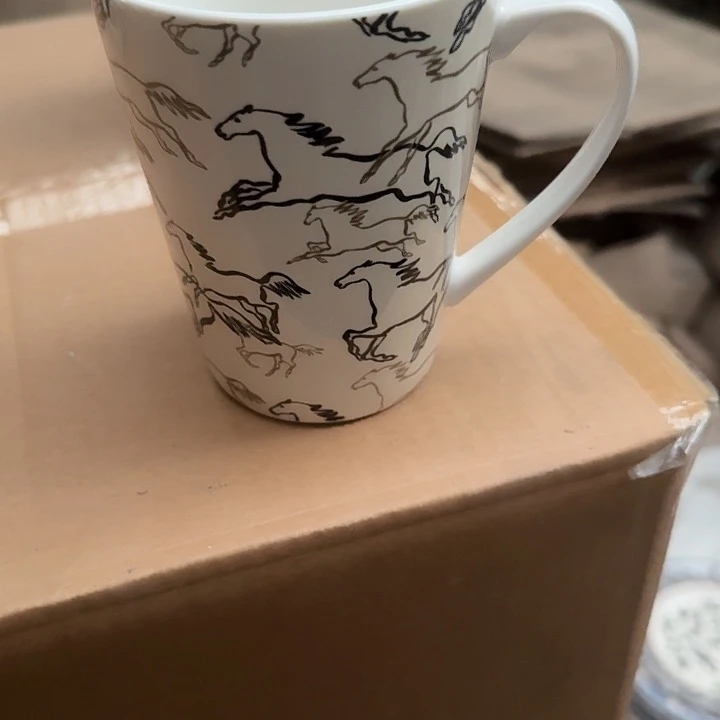 马年马克杯两个外贸