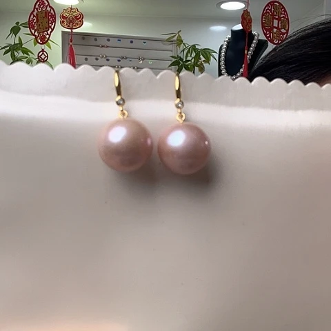 淡水珍珠耳饰未镶嵌